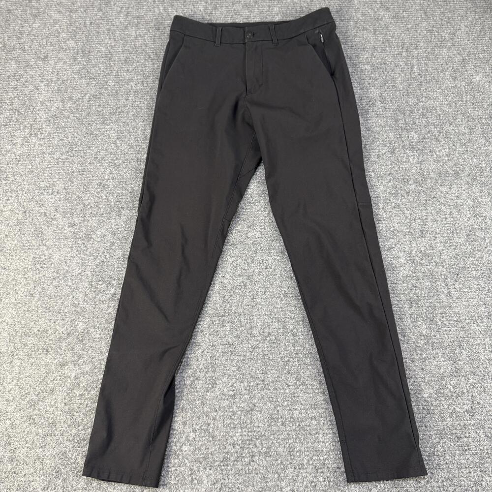 Lululemon Pants Mens 30 Black Slim Fit Golf Chino Tech Stretch Casual 30x31